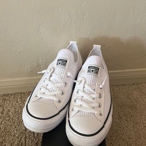 Women’s white converse